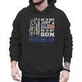 Proud Army Dad Soldier Son Patriotic Veterens Men Hoodie