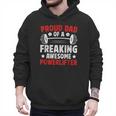 Proud Dad Of A Powerlifter Father Powerlifting Dad Men Hoodie