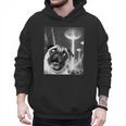 Pug Alien UFO Taking a Selfie Dog Mom Dad Men Hoodie