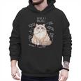Ragdoll Cat Anatomy Cute Pet Mom Dad Cream Bicolor Men Hoodie