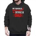 Red Cheer Dad Family Father Cheerleader Squad Men Hoodie