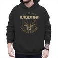 Retirement Grandpa Hunting Deer Elk Retired Hunter Dad Men Hoodie