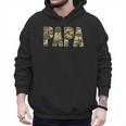 Retro Camo Hunting Papa Old Camo Dad Father’s Day Daddy Men Hoodie