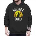 Retro Daddy Bucket Dad Softball Girl Men Hoodie