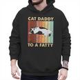 Retro Fat Chonk Dad Tee Cat Daddy To A Fatty Men Hoodie