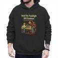 Retro Hold The Flashlight Still Dumbass Car Fixing Dad Son Men Hoodie