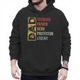 Retro Husband Father Hero Protector Legend Father Day Dad Men Hoodie