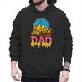 Retro Ice Cream Drip Softball Dad Game Day Dad Father's Day Men Hoodie