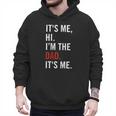 Retro It's Me Hi I'm The Dad It's Me For Dad Men Hoodie