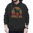 Retro Poodle Dad Dog Owner Pet Poodle Father Men Hoodie