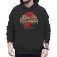 Retro Vintage US States Hoosier Daddy State Outline Desig Men Hoodie