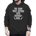 What Rhymes With Hunting Deer Hunter Dad Grandpa Men Men Hoodie