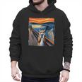 The Scream Cat Parody For Kitty Cat Lover Cat Mom Cat Dad Men Hoodie
