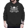 Skeleton Truck Driver Big Trucking Trucker Dad Men Hoodie