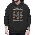Things I Do In My Spare Time German Shepherd Dog Dad Mom Men Hoodie