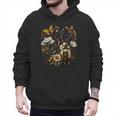 Tortie Cat Owner Flowers Tortie Cat Mom Tortie Cat Dad Men Hoodie