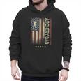 USA American Flag Archery Dad Men Hoodie