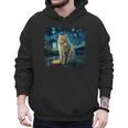 Van Gogh Starry Night Cat For Cat Lover Cat Mom And Cat Dad Men Hoodie