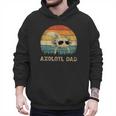 Vintage Axolotl Dad Axolotl Lovers Daddy Father's Day Men Hoodie