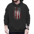 Vintage Baseball American Flag Classic Fit Tee For Dad And Mom Men Hoodie