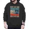 Vintage Best Cat Dad Ever Bump Fist Father's Day Cat Daddy Men Hoodie Vintage Best Cat Dad Ever Bump Fist Father's Day Cat Daddy Men Hoodie