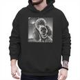 Vintage Poodle Selfie With UFO Alien Photobooth Dog Mom Dad Men Hoodie