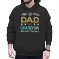 Vintage I Have Two Titles Dad And Grandpaw Dog Lover Men Hoodie