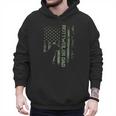 Vintage USA Camo Flag Proud Rottweiler Dad Rottie Silhouette Men Hoodie