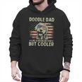 Vintage USA Flag Goldendoodle Doodle Dad Fathers Day Men Men Hoodie