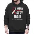 I Wear Burgundy Ivory For My Dad Oral Head Neck Cancer Men Hoodie