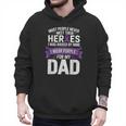 I Wear Purple For My Dad Pancreatic Cancer Support Men Hoodie I Wear Purple For My Dad Pancreatic Cancer Support Men Hoodie