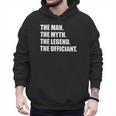 Wedding Officiant Art For Men Dad Ordained Minister Men Hoodie
