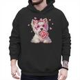 Westie Dog Valentines Day Dog Mom Westie Dad Candy Sucker For Men Women Girls Kids Men Hoodie