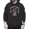 World's Coolest Dog Dad Papa Men Pitbull Men Hoodie