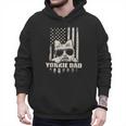 Yorkie Dad Cool Vintage Retro Proud American Men Hoodie