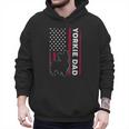 Yorkie Dog Vintage US American Flag Yorkie Dad Fathers Day Men Hoodie