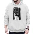 American Flag USA Patriot Boxer Dog Dad Men Hoodie