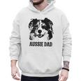 Aussie Dad Australian Shepherd Dog Dad For Men Men Hoodie