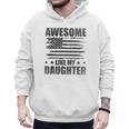 Awesome Like My Daughter Mom Dad American Flag Men Hoodie