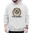 Cat Daddy Cool Ragdoll Cat Father's Day Retro Cat Dad Men Hoodie