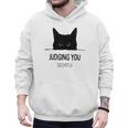 Cat Judging You Silently Cat Mom Dad Premium Tri-Blend Men Hoodie