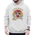Chicken-Shirt Rooster Daddy Vintage Farmer Dad Father Men Hoodie
