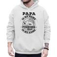 Dad Is My Name Fishing Is My Game Loves Fishing Men Hoodie
