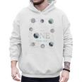 Daddy Houston We Have One Year Old Space Theme 1st Birthday Men Hoodie