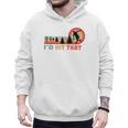 Disc Golf I'd Hit That Frisbee Golfer Retro Men Dad Men Hoodie
