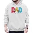 Disney Mickey And Friends Mickey Minnie Dad Collegiate Logo Men Hoodie