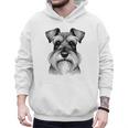 Dog Fingerprint Miniature Schnauzer Dad Mom Men Hoodie