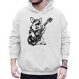 Dog Guitarist Guitar Pembroke Welsh Corgi Dad Mom Men Hoodie