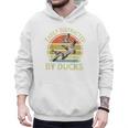 Easily Distracted Duck Hunting Dad Hunter Son Daughter Men Hoodie