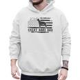 Great Dane Dad Distressed American Flag Patriotic Dog Men Hoodie